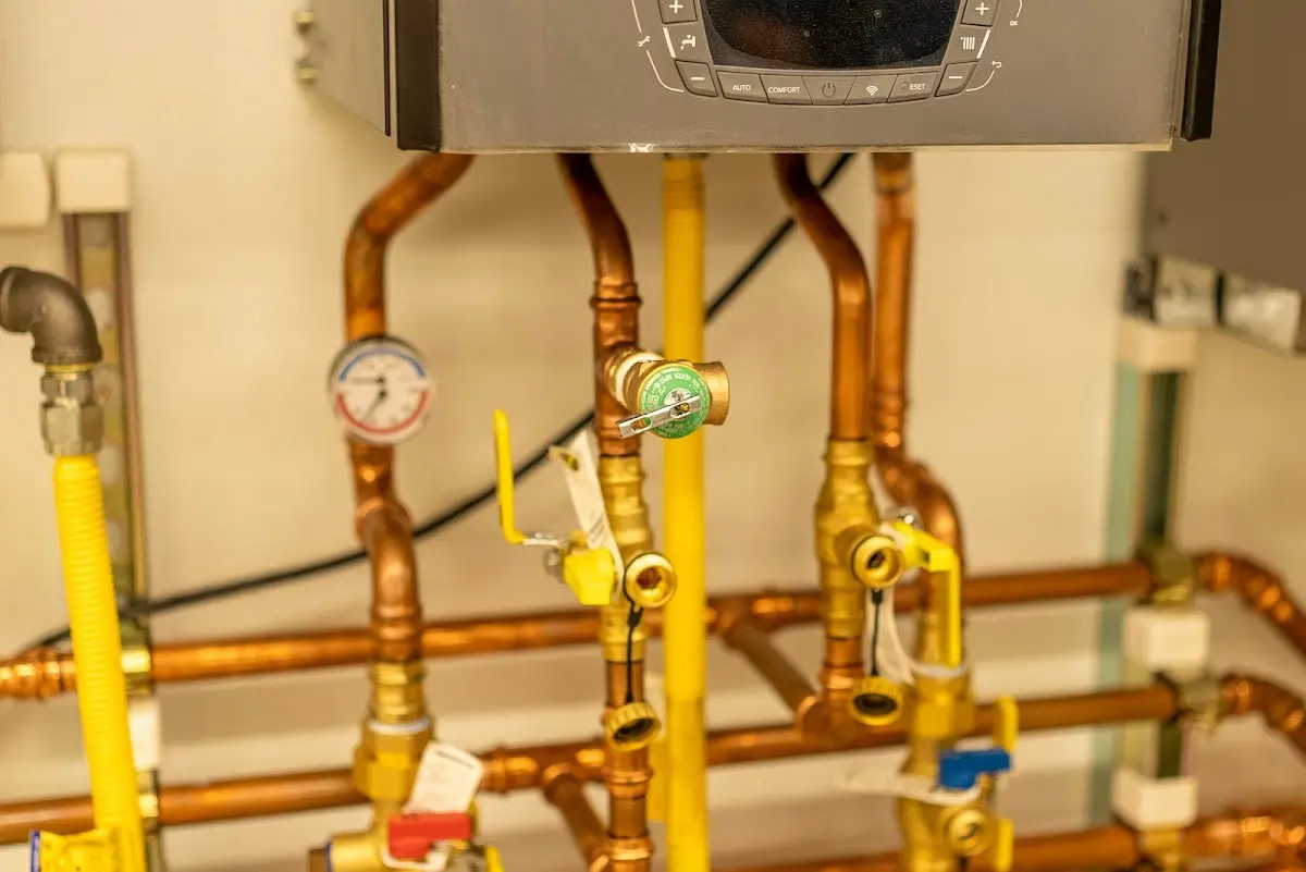 Licensed technician providing Backflow Prevention for a homeowner in County Center